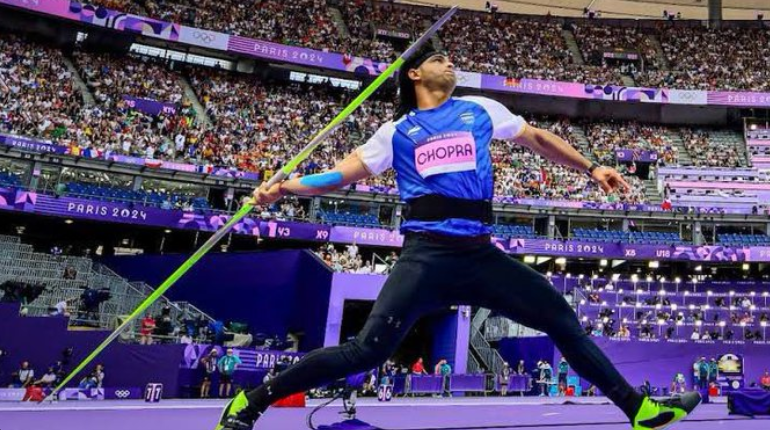 Neeraj Chopra won silver medal at Paris Olympics