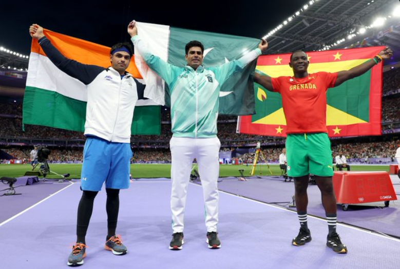 Neeraj Chopra with other winners